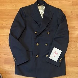 Mens BRAND NEW golden goose navy blue blazer brand new